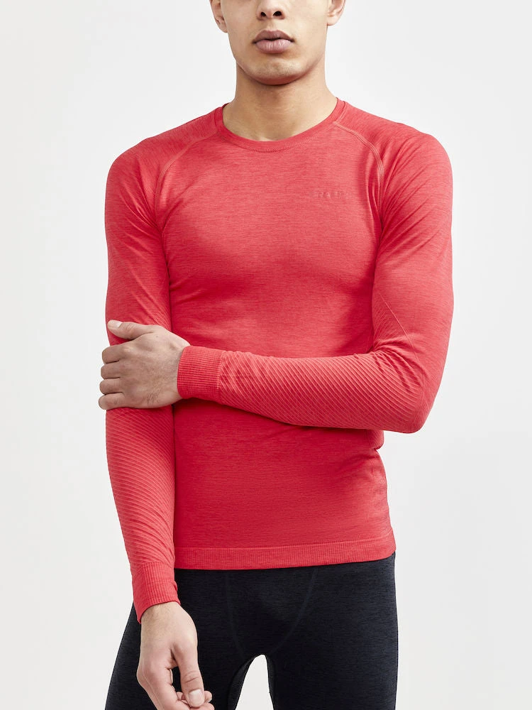 Craft Men’s Core Dry Active Comfort Baselayer (Lychee) - Image 2