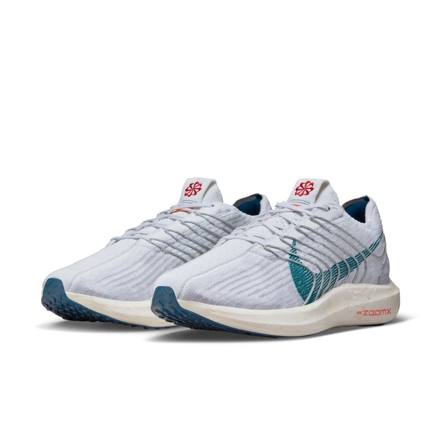 Nike Men's Pegasus Turbo Flyknit Next Nature (004 - Pure Platinum/Bright Spruce/White) - Image 3