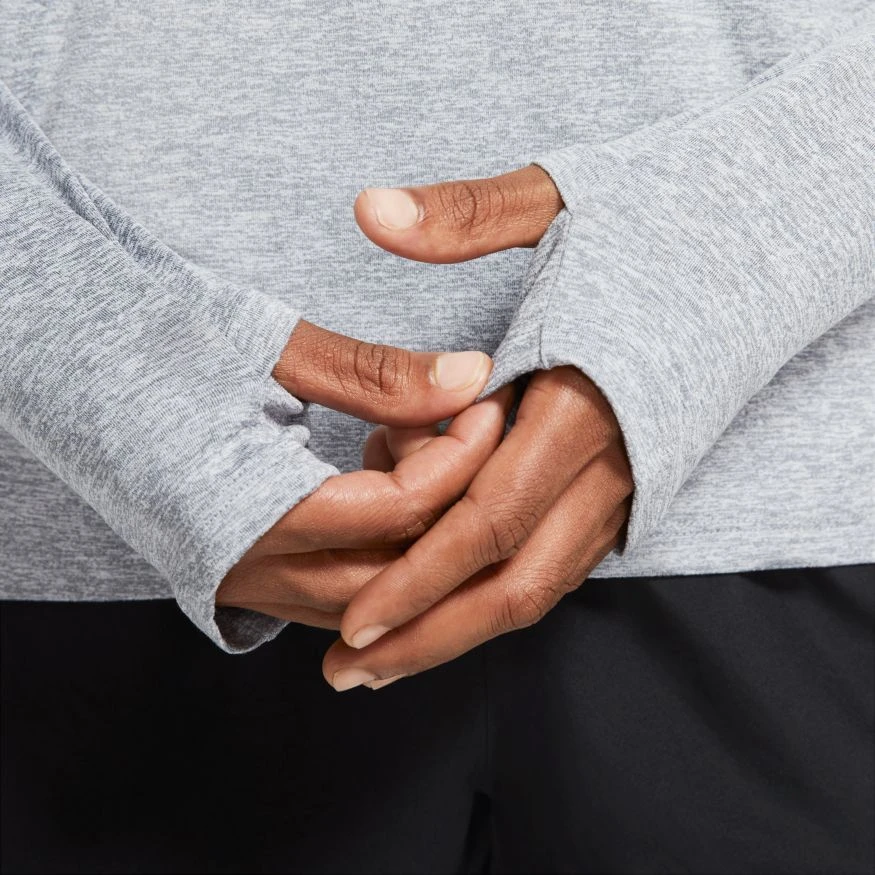 Nike Men's DRI-FIT Element Crew (084 - Smoke Grey/Grey Fog/Reflective Silver) - Image 3