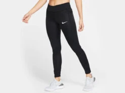 Nike Women’s Epic Lux Repel Tights (010 - Black/Reflective Silver)
