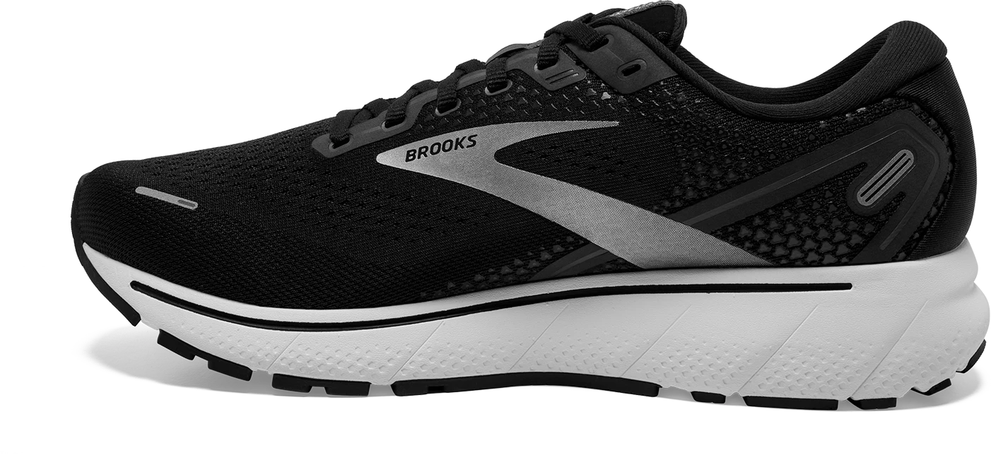 BROOKS Women's Ghost 14 (057 - Black/White/Silver) - Image 2