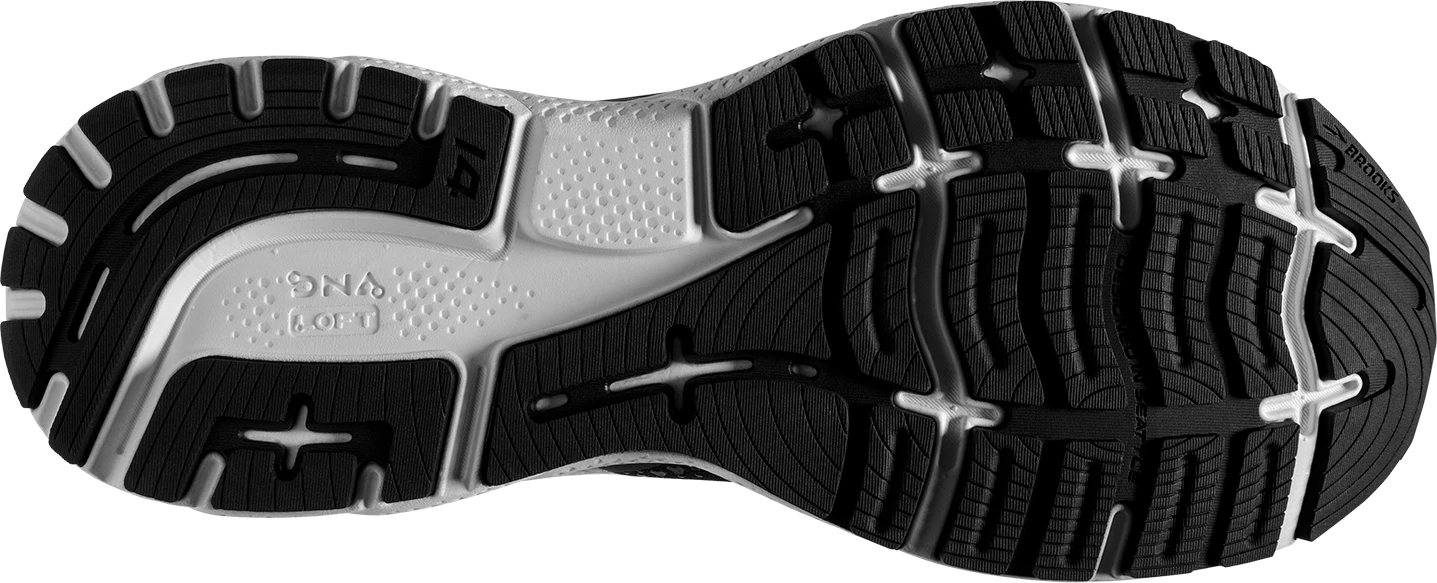 BROOKS Women's Ghost 14 (057 - Black/White/Silver) - Image 6
