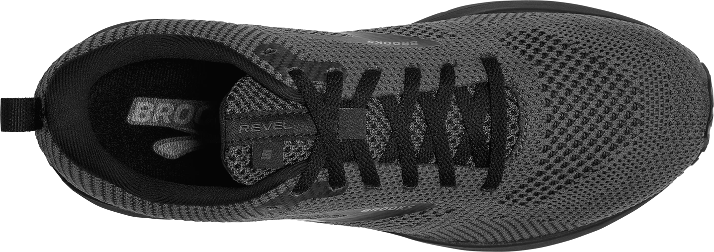 BROOKS Men's Revel 5 (038 - Black/Ebony/Black) - Image 5