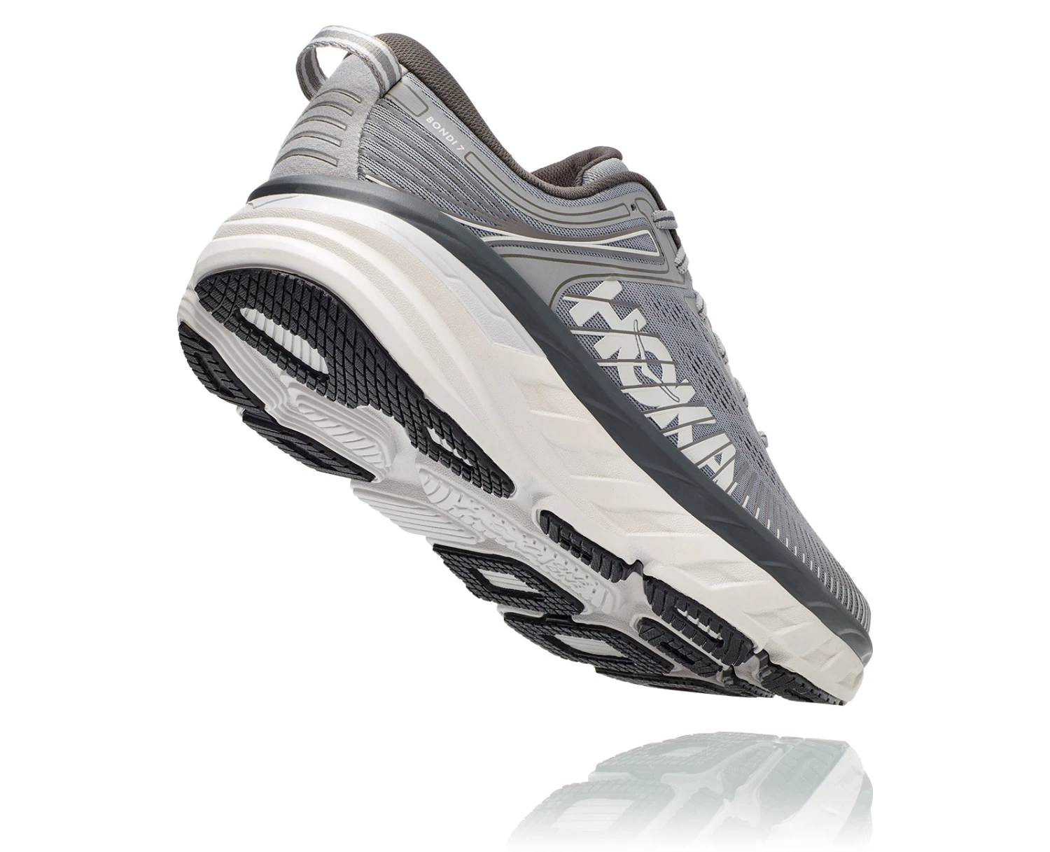 Hoka Men's Bondi 7 (WDDS - Wild Dove/Dark Shadow) - Image 4
