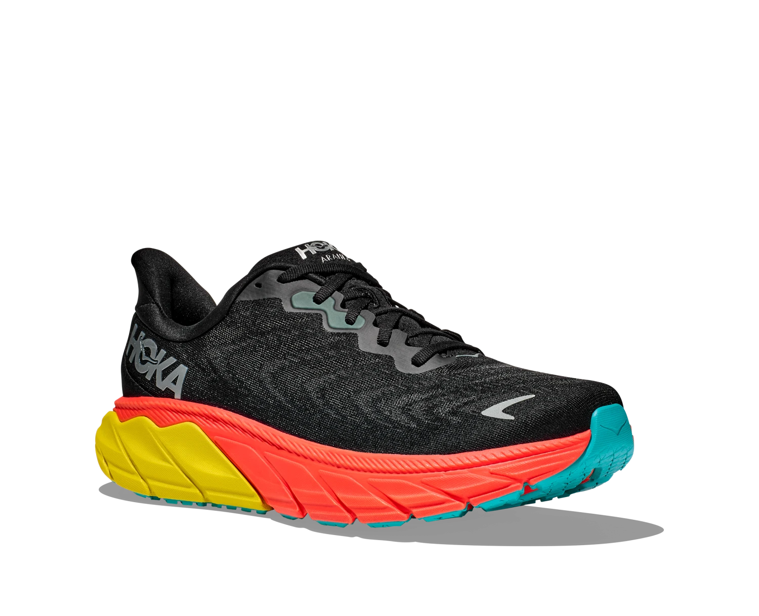 Hoka Men's Arahi 6 (BFLM - Black/Flame) - Image 4