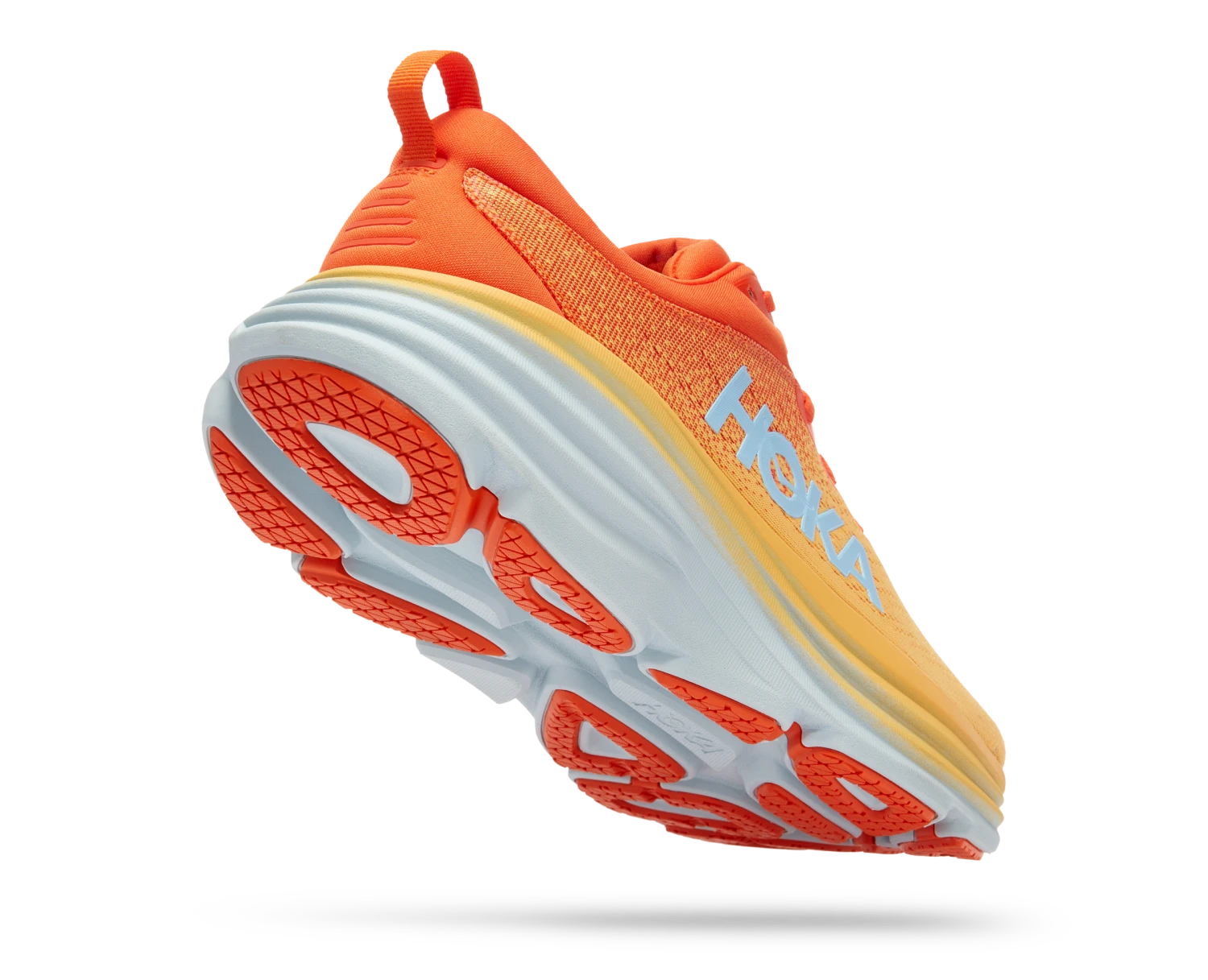 Hoka Men's Bondi 8 (PBAY - Puffin's Bill/Amber Yellow) - Image 3
