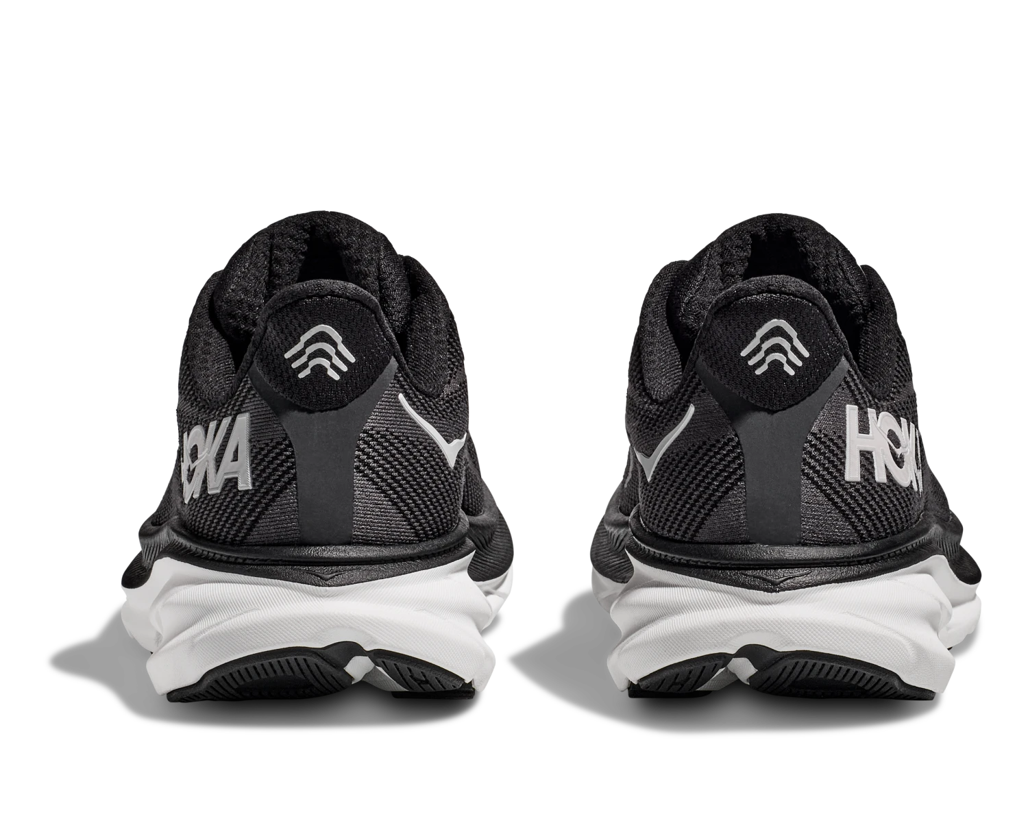 Hoka Men's Clifton 9 (BWHT - Black/White) - Image 6