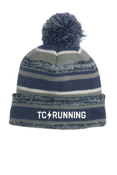 TCRC Bolt Striped Pom Hat - Image 2