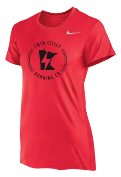 Nike Women’s TCRC Legend Short Sleeve Tee (657- University Red/Cool Grey)