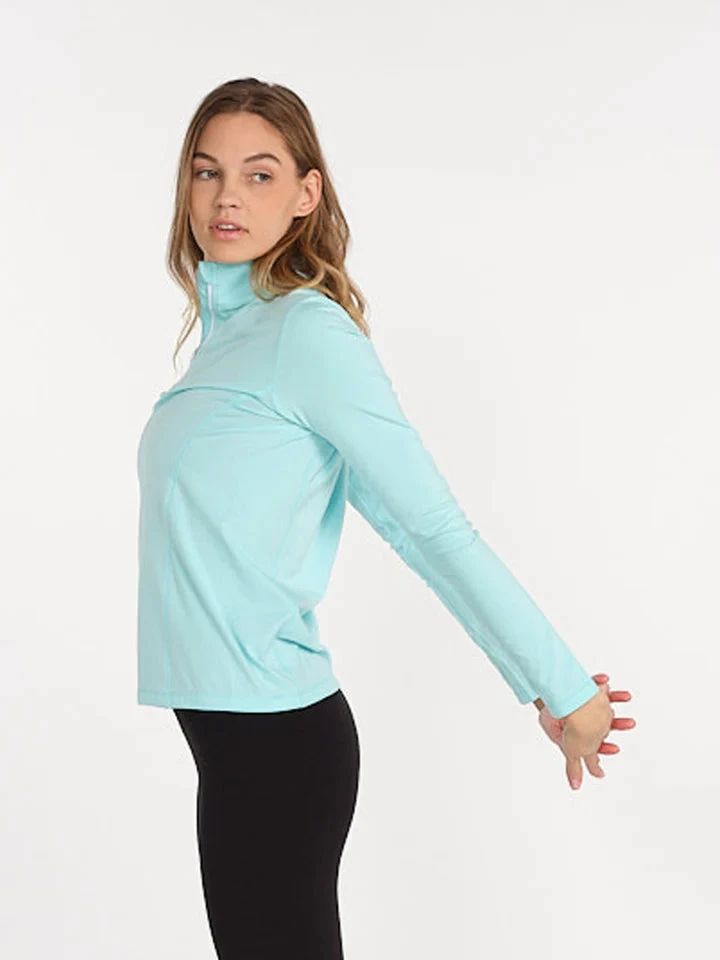 Women’s Recess Quarter Zip (432 - Joyful Blue) - Image 2