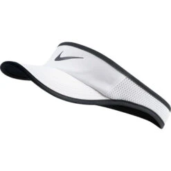 Nike Women’s AeroBill Featherlight Visor (100 - White/black)