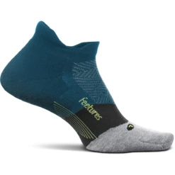 Feetures Elite Light Cushion No Show Tab (Deep Ocean)