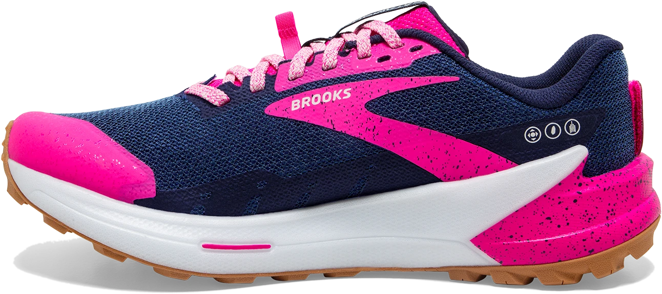 BROOKS Women’s Catamount 2 (425 - Peacoat/Pink/Biscuit) - Image 2