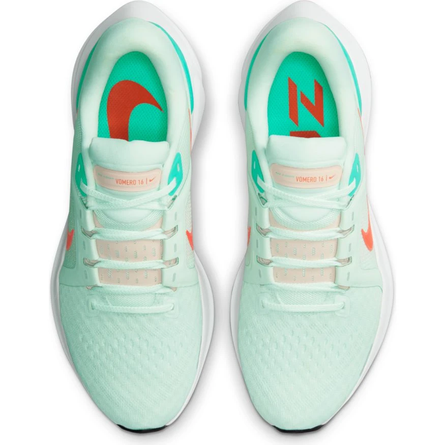 Nike Women’s Air Zoom Vomero 16 (300 - Barely Green/Rush Orange/Arctic Orange) - Image 4