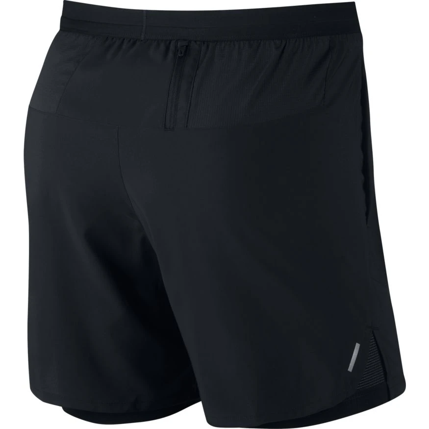 Nike Men's Flex Stride 7" 2-in-1 Running Shorts (010 - Black/Black/Reflective Silver) - Image 2