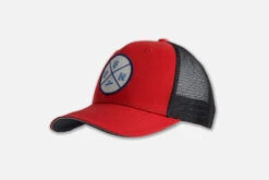 BROOKS Discovery Unisex Trucker Hat (663 - Lava/Asphalt/Run)