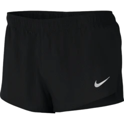 Nike Men's Fast 2" Running Short (010 - Black/Reflective Silver)