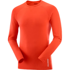 Salomon Men’s Sense OverSeason Long Sleeve (Fiery Red)