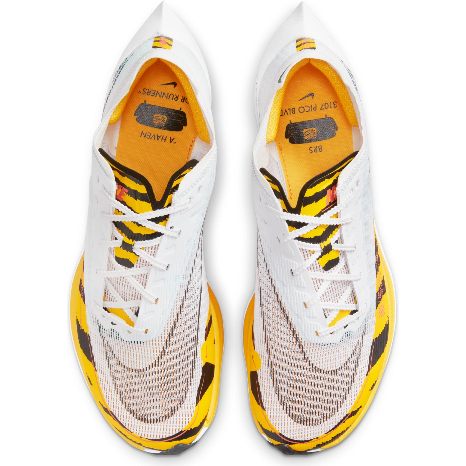 Nike Men's ZoomX Vaporfly NEXT% 2 "BRS Artifact" (100 - White/Black/University Gold/Orange) - Image 4