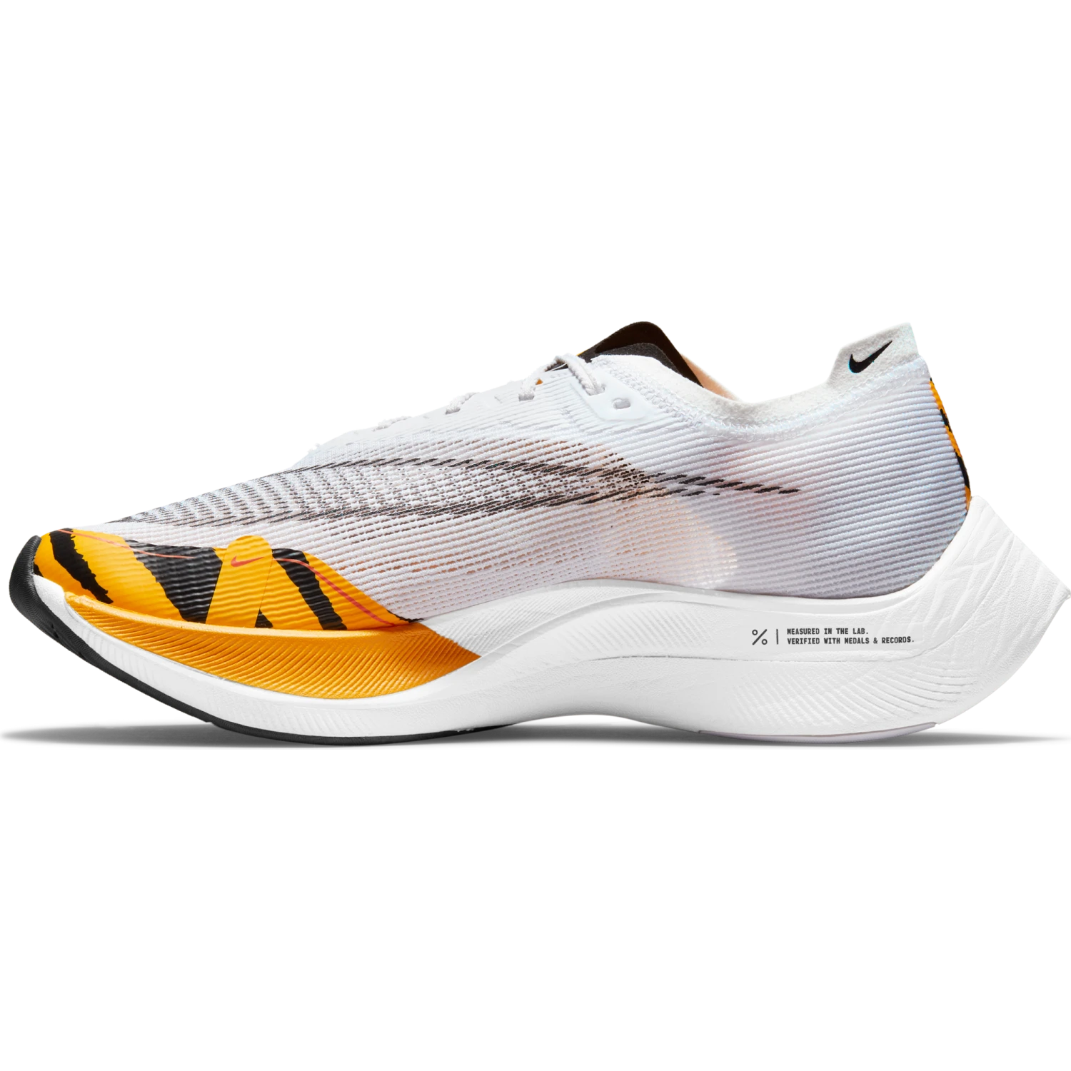 Nike Men's ZoomX Vaporfly NEXT% 2 "BRS Artifact" (100 - White/Black/University Gold/Orange) - Image 3