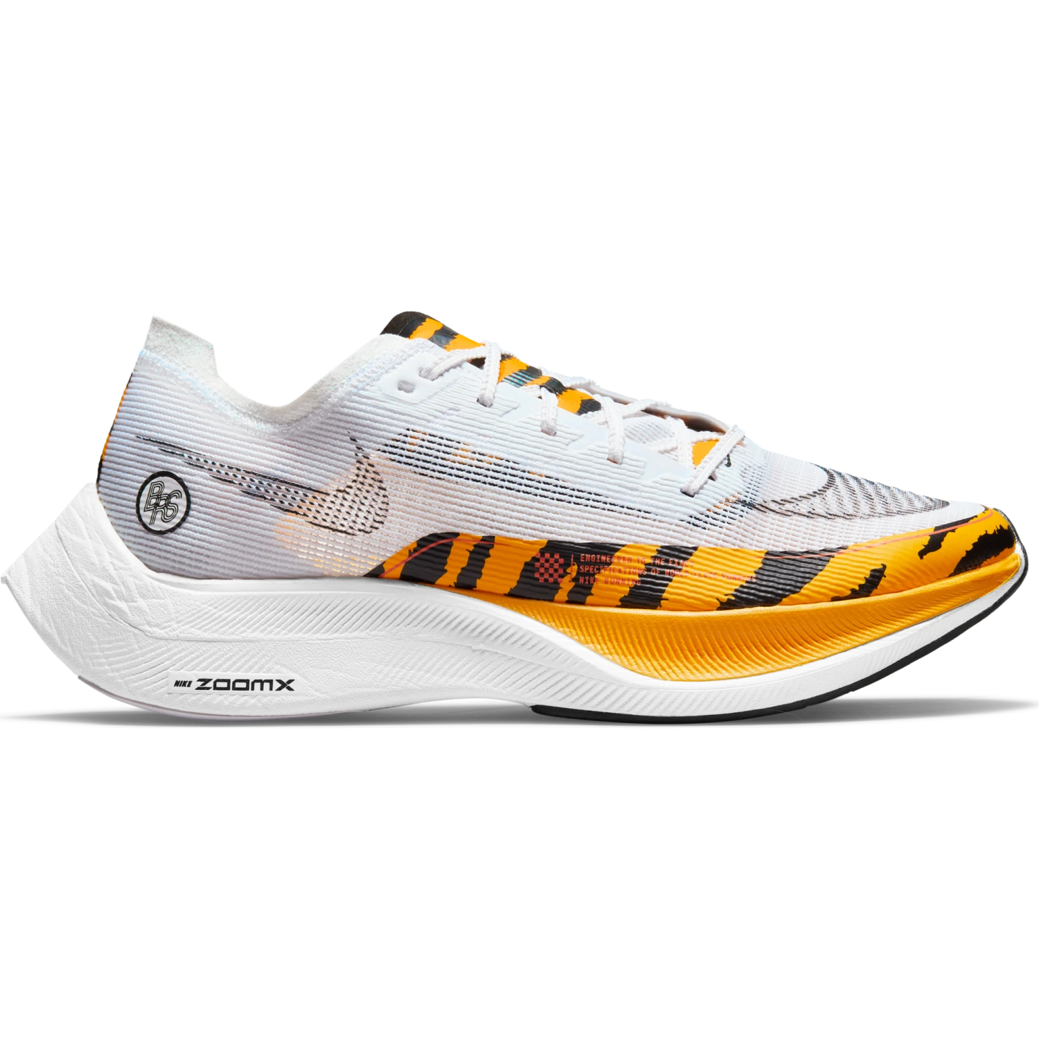 Nike Men's ZoomX Vaporfly NEXT% 2 "BRS Artifact" (100 - White/Black/University Gold/Orange) - Image 2
