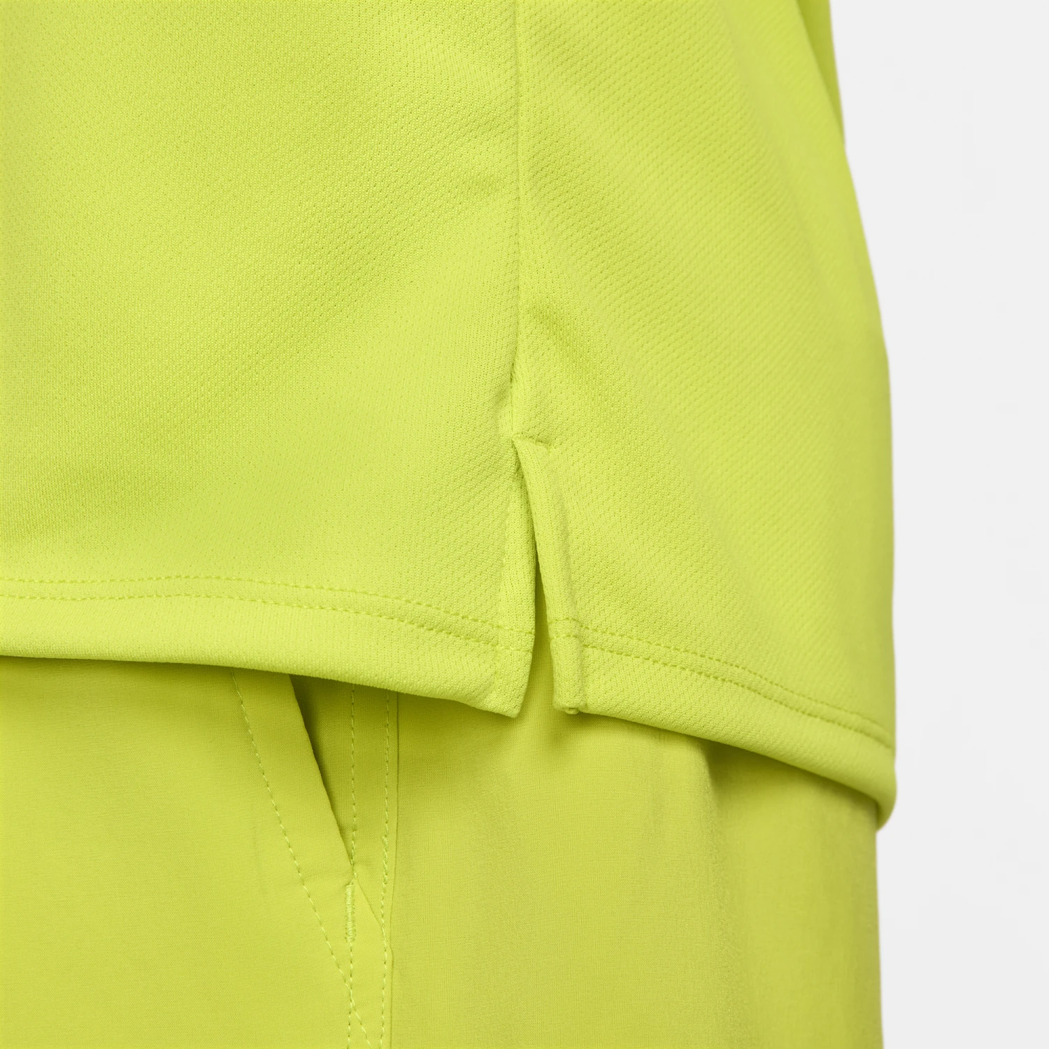 Nike Men's DRI-FIT UV Miler Short Sleeve Running Top (308 - Bright Cactus/Reflective Silver) - Image 4