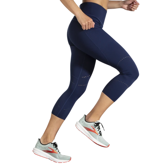 BROOKS Women's Method 3/4 Tight (451 - Navy) - Image 4