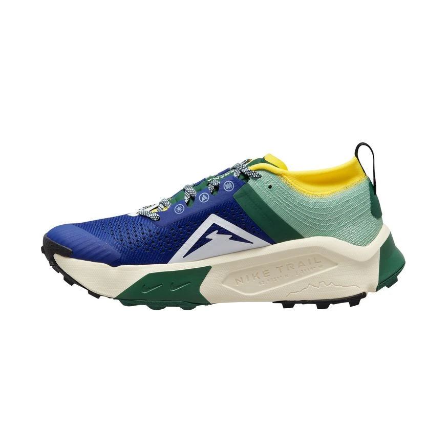Nike Men’s ZoomX Zegama Trail (400 - Deep Royal Blue/White/Yellow Strike) - Image 2