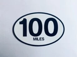100 Mile Oval Magnet