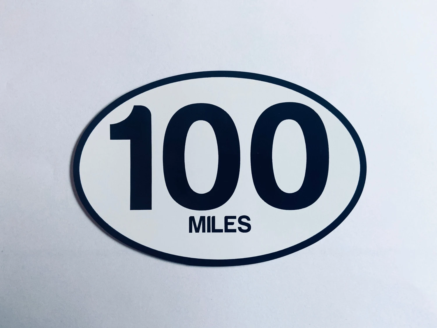 100 Mile Oval Magnet