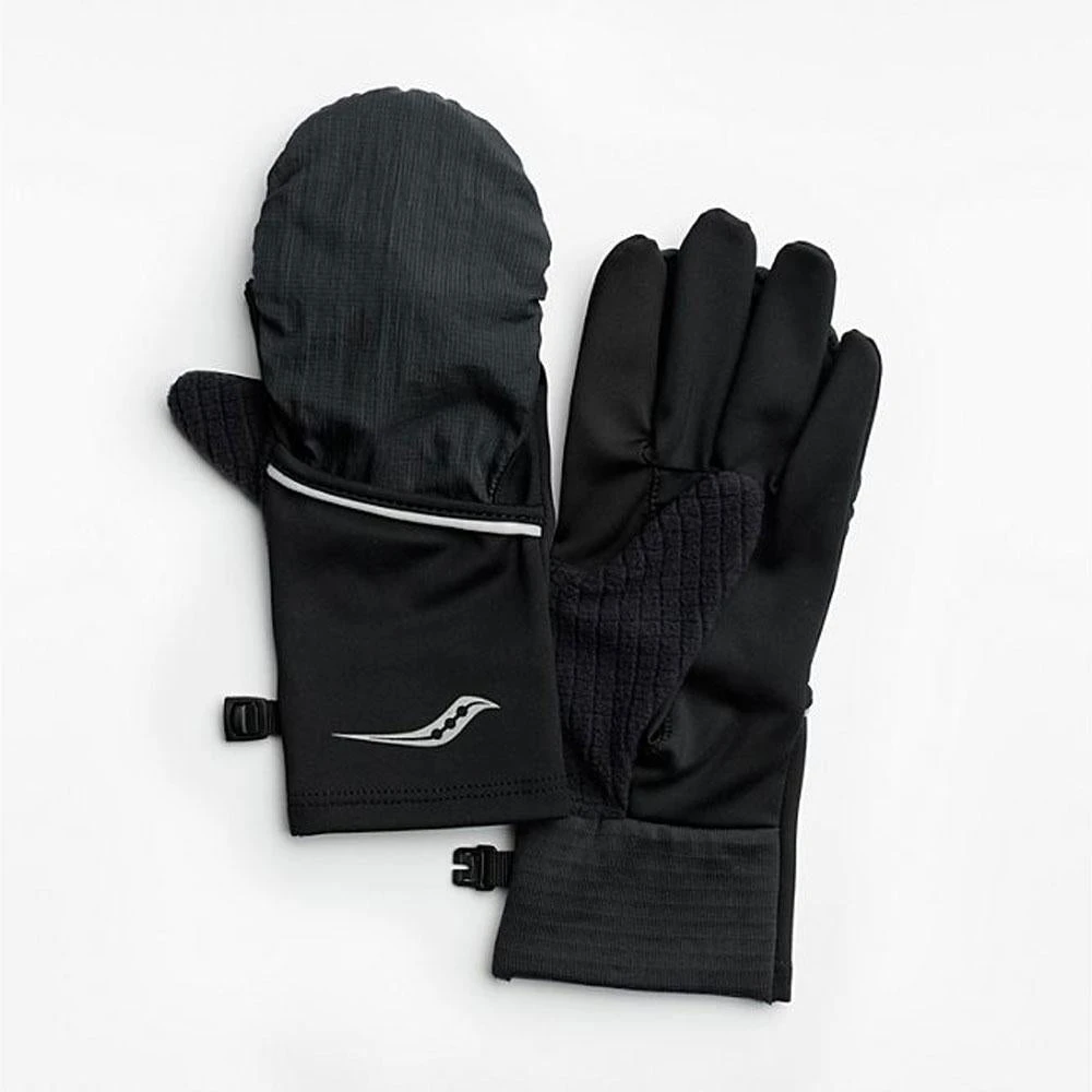 Saucony Fortify Convertible Gloves (BK - Black)