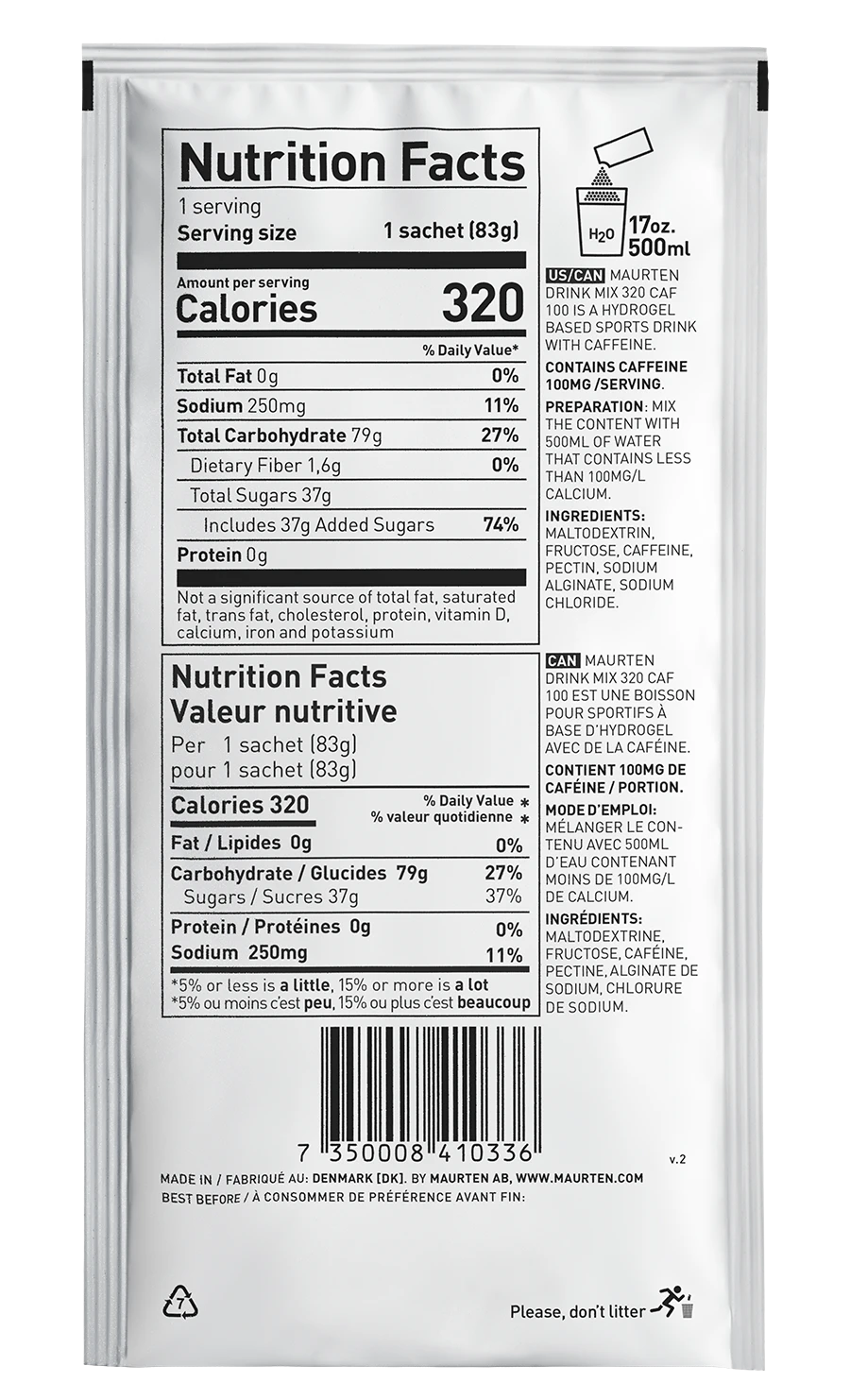 Maurten Drink Mix 320 Caf 100 - Image 2