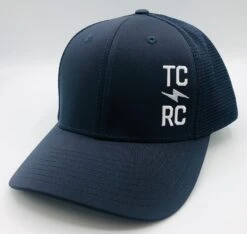 TCRC Block Bolt Performance Trucker Cap (Navy)