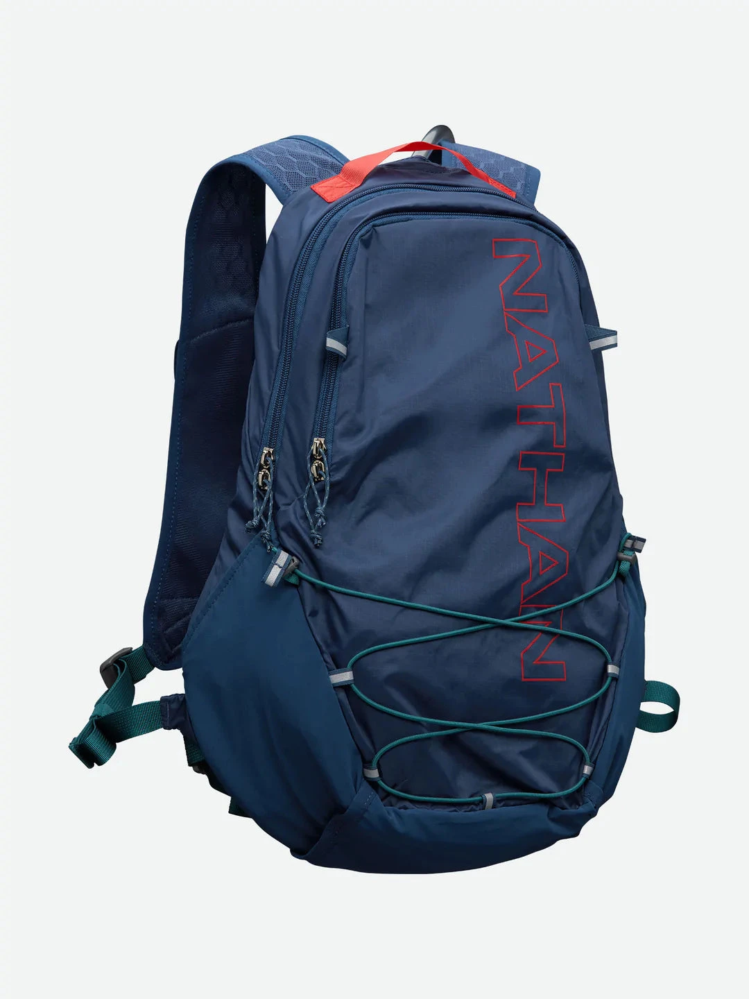 Nathan Crossover 15 Liter Hydration Pack (Marine Blue/Hot Red)