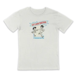 TCRC/RnF Let's Run Together Tee - White