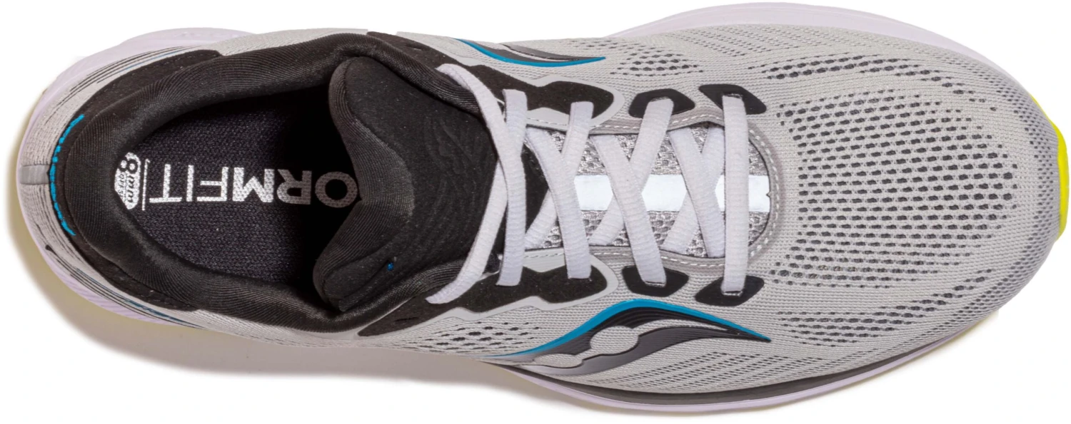 Saucony Men's Ride 14 (35 - Fog/Black/Storm) - Image 2