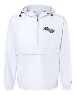 TCRC Packable Quarter-Zip Jacket (White)