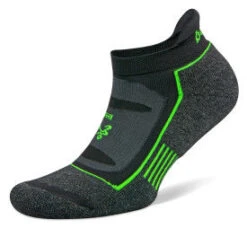 Balega Blister Resist No Show Running Socks (Charcoal/Lime Green)
